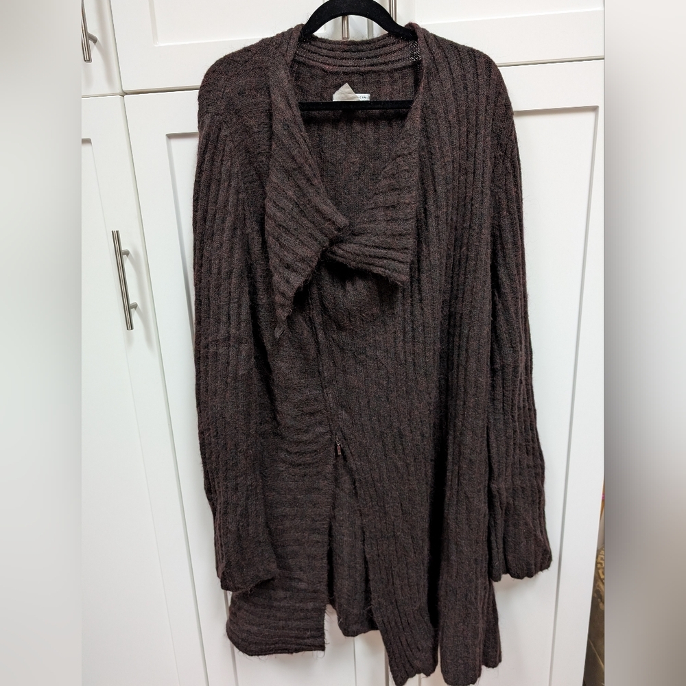 Sarah Pacini Knit Sweater Coat